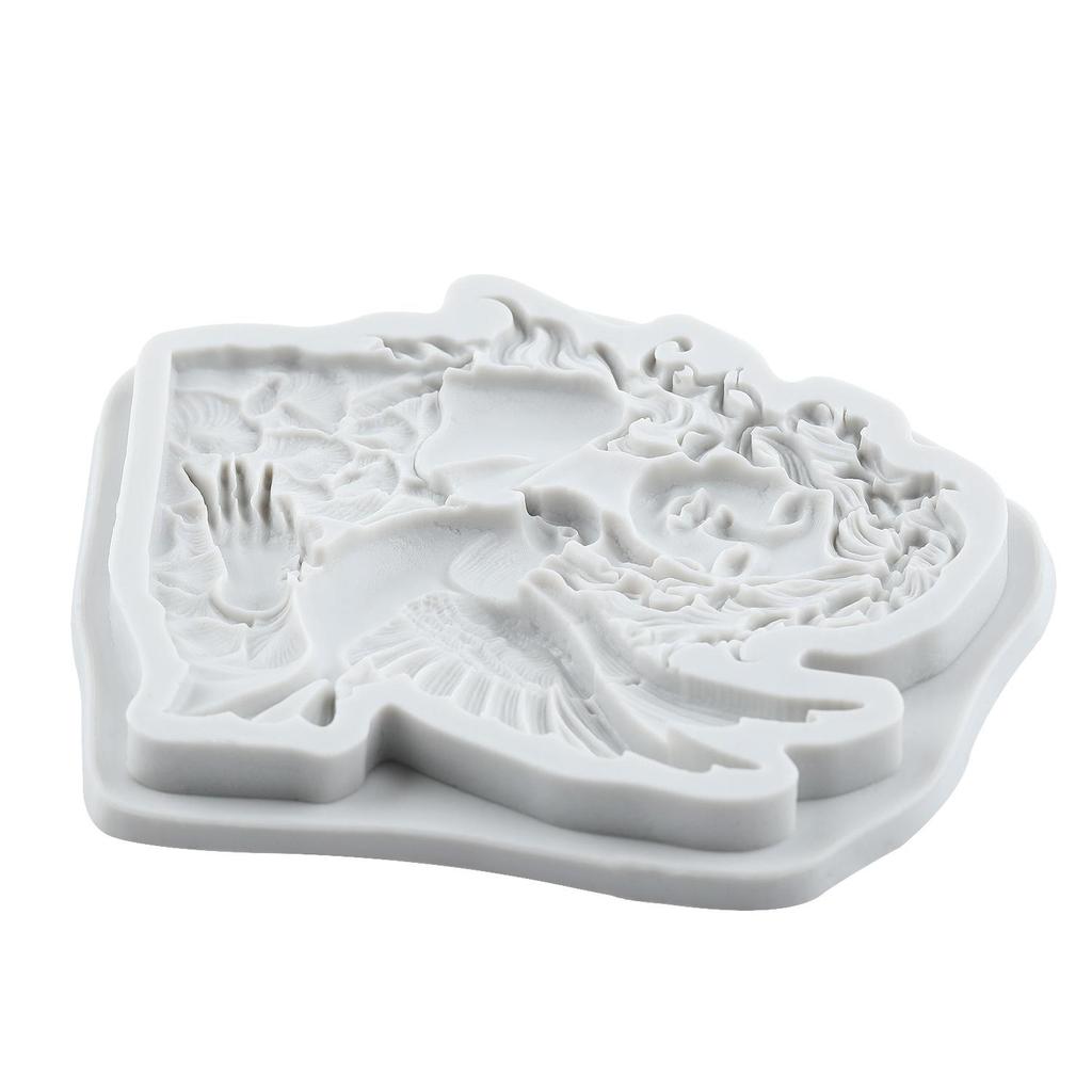 Angel Silicone Molds Pigeon Fondant Mold Cake Decorating Tools Cupcake Topper Candy Chocolate Gumpaste Mold
