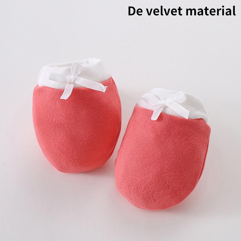 1 Çift Nefes Alabilir İnce Bebek Eldiveni Yenidoğan 0-12 Ay Bebek Yakalanma Önleyici Eldiven Yüz Koruma El Eldiveni Bebek Aksesuarları