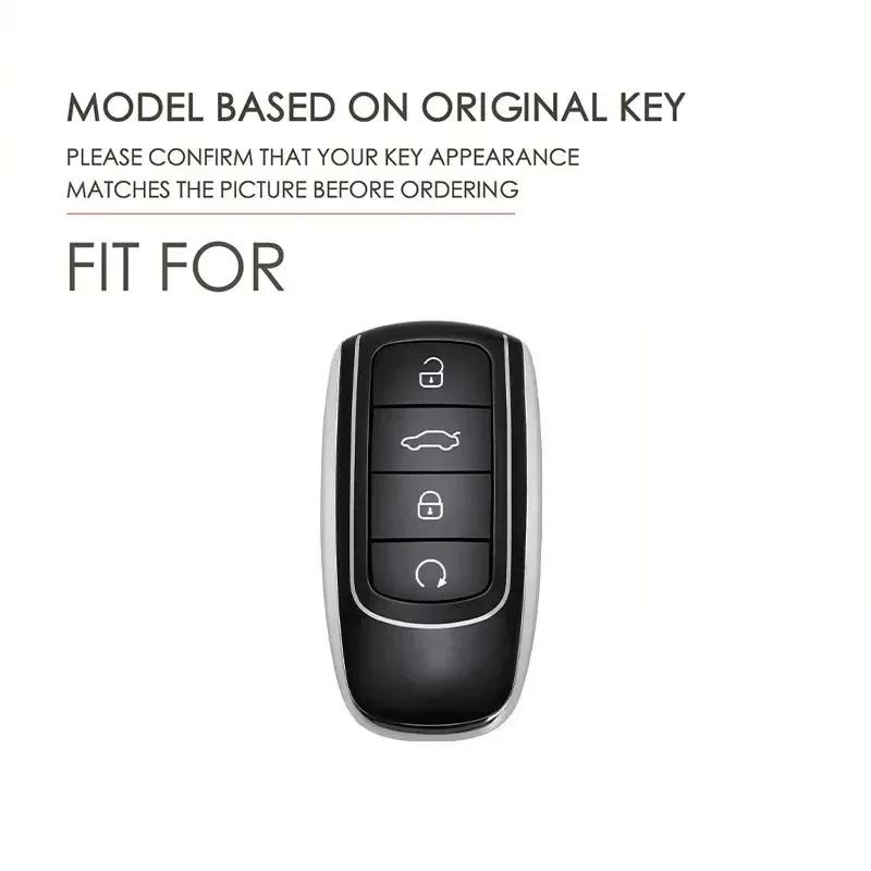 Car Case for Key Fobs of Chery Tiggo 8 PRO / PRO MAX / OMODA 5C / 7 PRO MAX TPU Protective