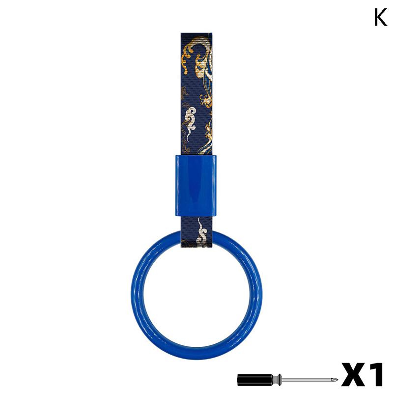 Car Hanging Decoration Heart Shape Auto Japanese Style Interior Pull ring Universal Charm Loop Automobile Accessories