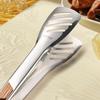 2Pcs Kitchen Stainless Steel Food Tongs Barbecue Tongs Meat Salad Steak Food Serving Clip Tweezers Long BBQ Cooking Tongs