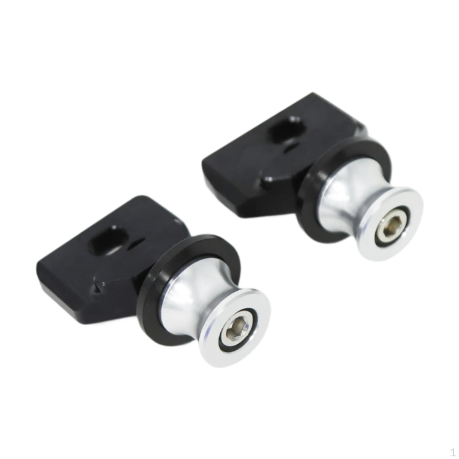 

2 шт. Парковочный винт Алюминиевый сплав Мотоциклетные подъемные винты Болты для подставки под маятник Запасные Silver