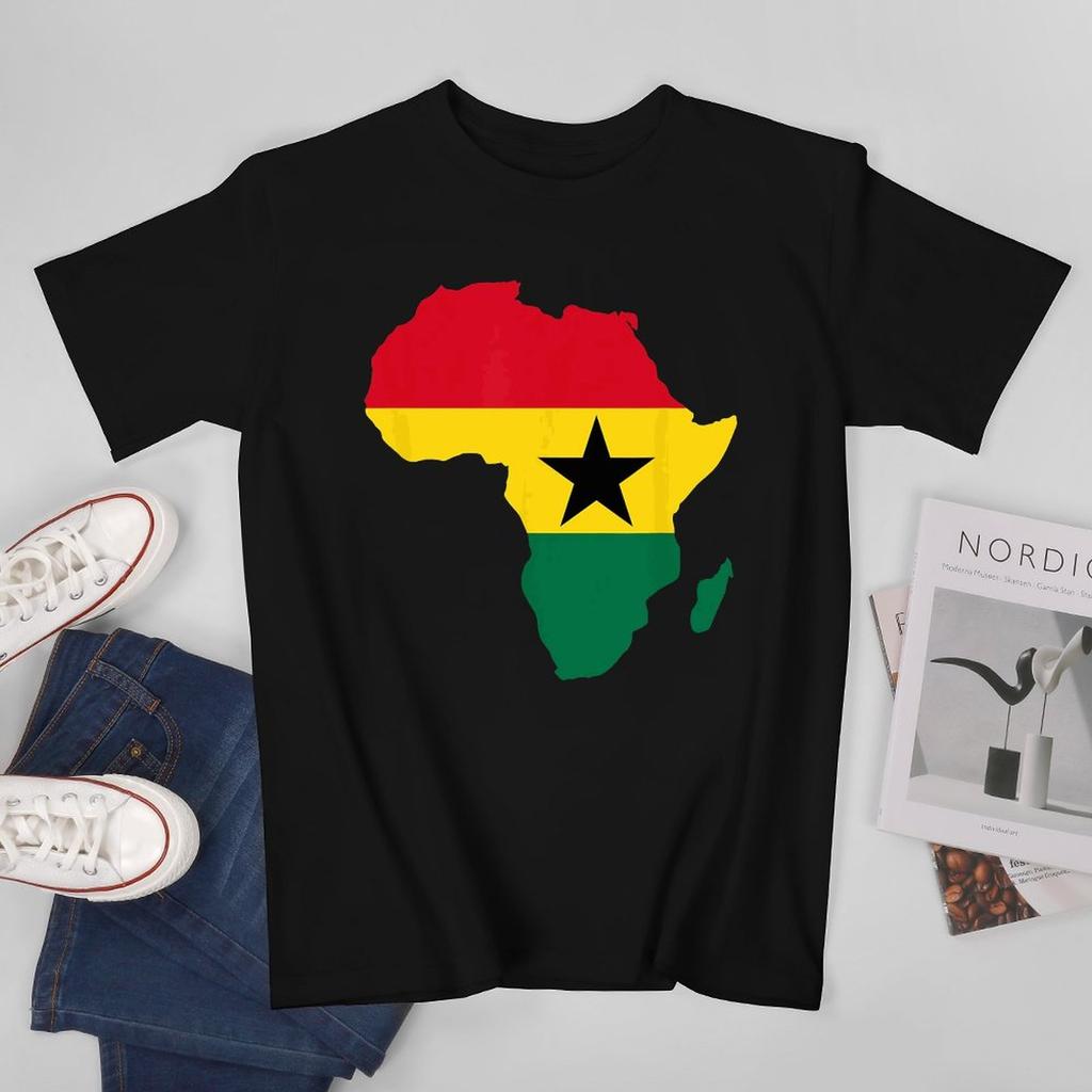 More Design Ghana Flag Ghanaian Unisex Tshirt Tees Tshirt Oneck T Shirts Unisex Boys Clothing 100 Cotton