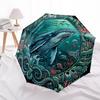Whale Ocean Life Pattern Umbrella, Portable and Foldable Design, 8 Ribs, a Casual Accessory for Halloween, Christmas, and Birthday Gifts.