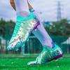 33-46 Men's High Top Elastic Sock Mouth Football Boots Outdoor Long Spikes Sports Football Boots Large Size Youth Sports Kid's Football Boots