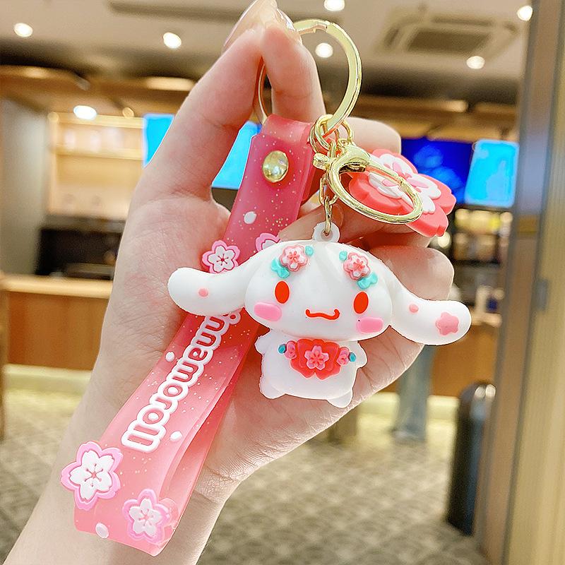 

Pendant Bag Keychain Cartoon Kuromi Cinnamoroll Melody Plush Doll Bag Decoration Accessories Holiday Gifts For Kids Adults Children s Birthday Gift
