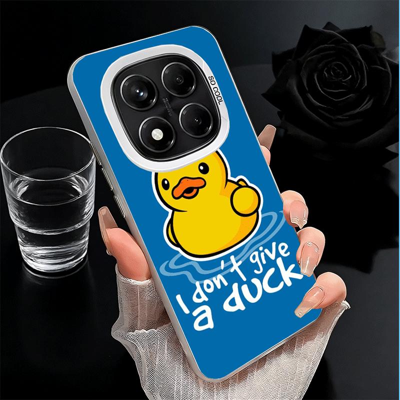 Funny Cute Cartoon Duck Shockproof Phone Case for Xiaomi Redmi Note 15 14 13 12 Pro Plus 11 11S 11T 5G Cover Anti Fall Fundas