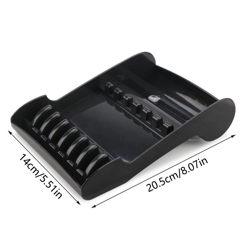 8 Slot Barber Scissors Storage Rack Large Capacity Hairdressing Tools Organizer  Styling