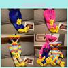 Чарівна м'яка іграшка Huggy Wuggy з гри Poppy Playtime, виготовлена з м'якого коротковорсового матеріалу, для дітей