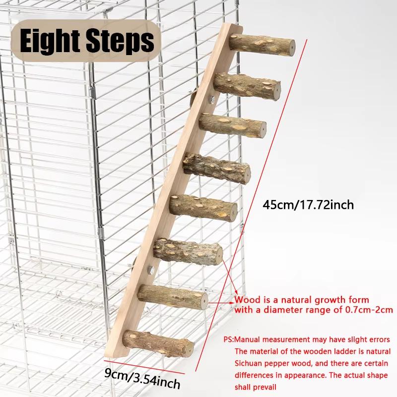 Interactive Wooden Scale for Pets, 1 Piece, Parrot Toy, Hamster Cage, Fun Grinding Stick, Climbing Toy, Bird Accessories