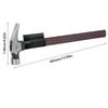 Multifunctional Steel Hammer with Automatic Nail Suction Non Slip Grip for Woodworking and Home Repair