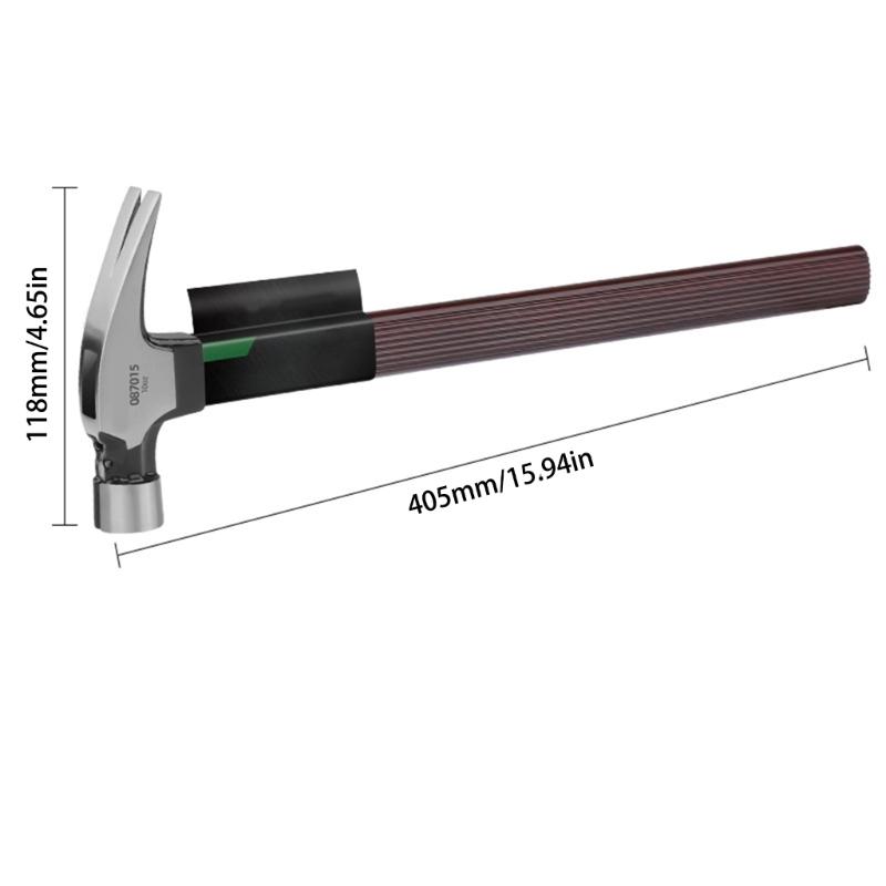 Multifunctional Steel Hammer with Automatic Nail Suction Non Slip Grip for Woodworking and Home Repair