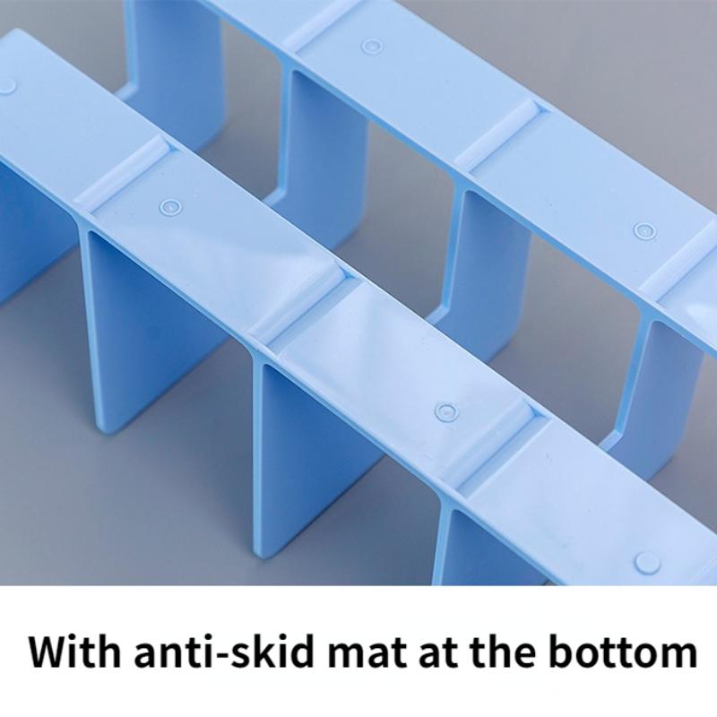 Estantería de acrílico grueso de 2 piezas para almacenamiento de libros de escritorio, partición, estante de escritorio, estante de almacenamiento de escritorio, partición oculta, estantería.