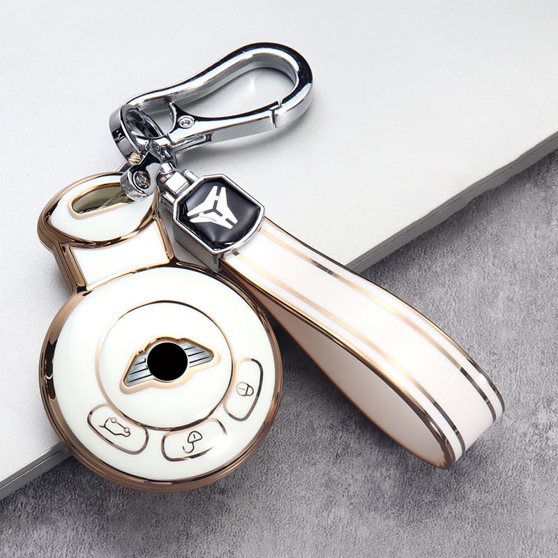 KUNIO Mini Exklusiver BMW Schlüsselhalter Schlüsseletui Silikon Modischer MINI COOPER Mini Cooper