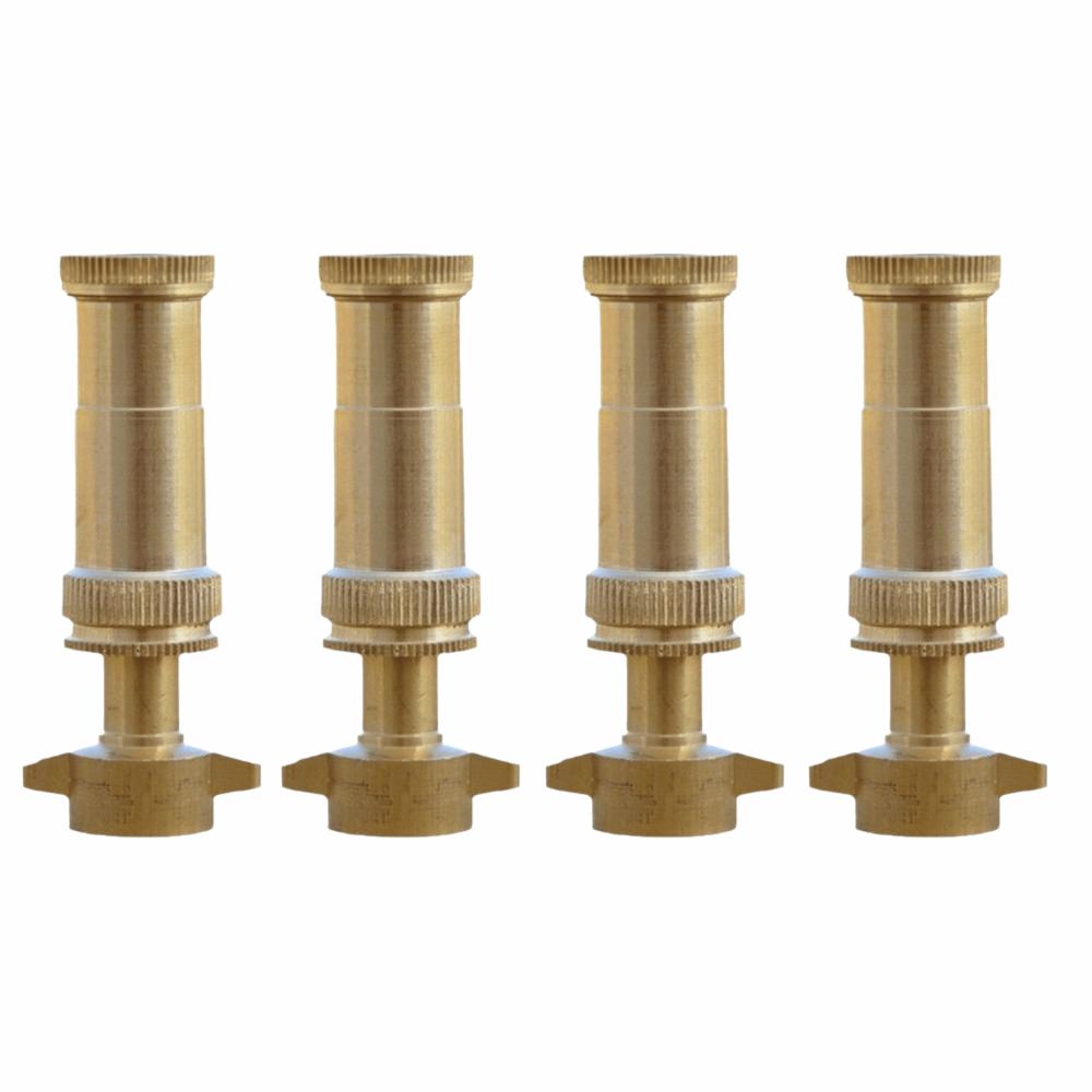 2PCS Gold Spray Nozzle Copper Atomization Nozzle Durable Spray Head Irrigation System 65mm(2.56in)