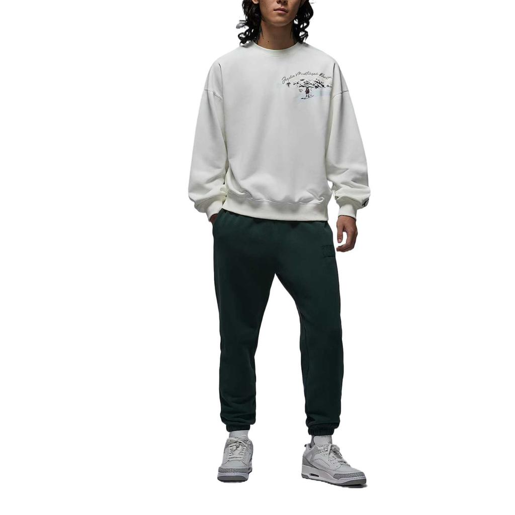 Jordan Brooklyn Fleece Comfortable Simple Solid Color Long Sleeve Sweatshirt Men sweatshirt IM6318-133