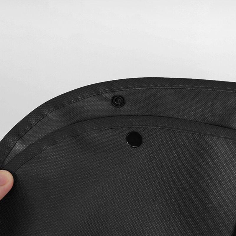 Clothing Dust Cover Non-Woven Home Moisture-Proof Wardrobe Hanging Clothes Storage Bag Suit Dress Clothes Dust Cover