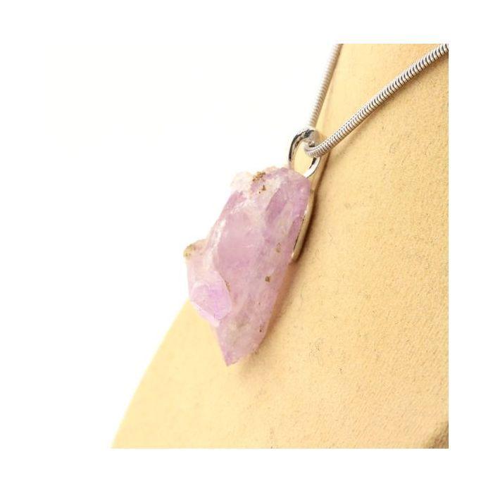 Pierres et Minéraux. Collier Améthyste brut. 22.54 ct. Las Vigas de Ramírez, Veracruz, Mexique.