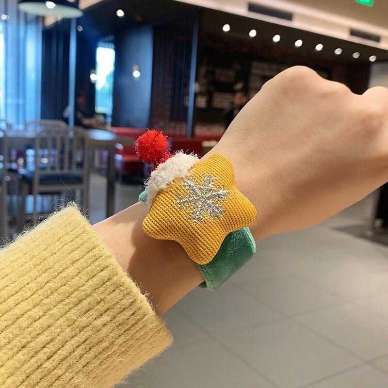 Christmas Plush Deer Slap Band