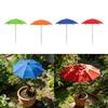 Plant Umbrella with Steel Frame Protection Weatherproof Shade Parasol for Patio Potted Flowers
