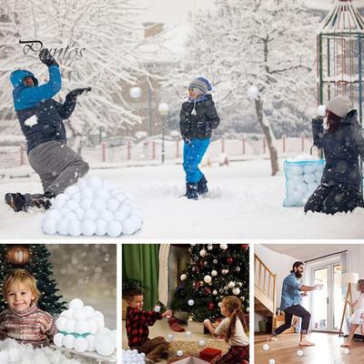 20/50 pezzi di palle di neve finte, decorazioni per le feste invernali, regalo di palle di neve realistiche per bambini, decorazioni per interni ed esterni, per casa, ufficio, dormitorio
