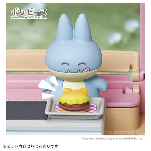 TAKARA TOMY Pokemon Poke Piece Let's Help Out! Mogumogu Kitchen Car