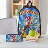 3Pcs Futuramas Cartoon School bags Set for Boy Girl Pen Bags Backpack Sets with Lunch Box For Primary School Students Knapsack