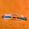 Rimless Al-mg Alloy Reading Glasses Ultra-light Spring Leg Spectacles +1 +1.5 +2 +2.5 +2.75 +3 +3.25 +3.5 +4