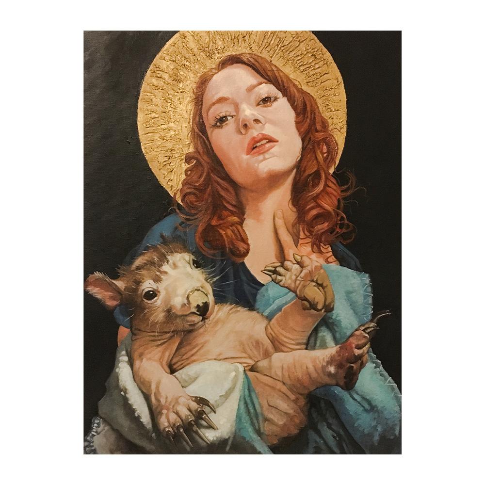 Opera d'arte divertente di famosi dipinti Stampa su tela Arte da parete Poster e stampe classiche per la stanza di casa Immagini decorative Cuadro