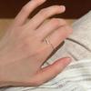 Exquisite Silver Women's Plain Band Ring - 2026 Fashionable Niche Design for Index Finger