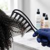 FEGOR Professional Wide Tooth Hair Comb, Flexible Detangling Tool for Curly, Thick and Long Hair, Anti-Static, Unisex (Black)