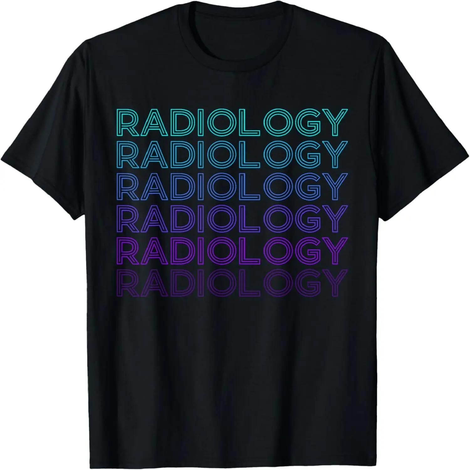 Radiology Rad Tech Radiographer Retro T-Shirt S чёрный