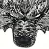 Comfortable Fit Animal Mask Halloween Wolf Mask, Embossed Werewolf Face for Cosplay Party, Lightweight Latex Adjustable Strap Adults, Trick