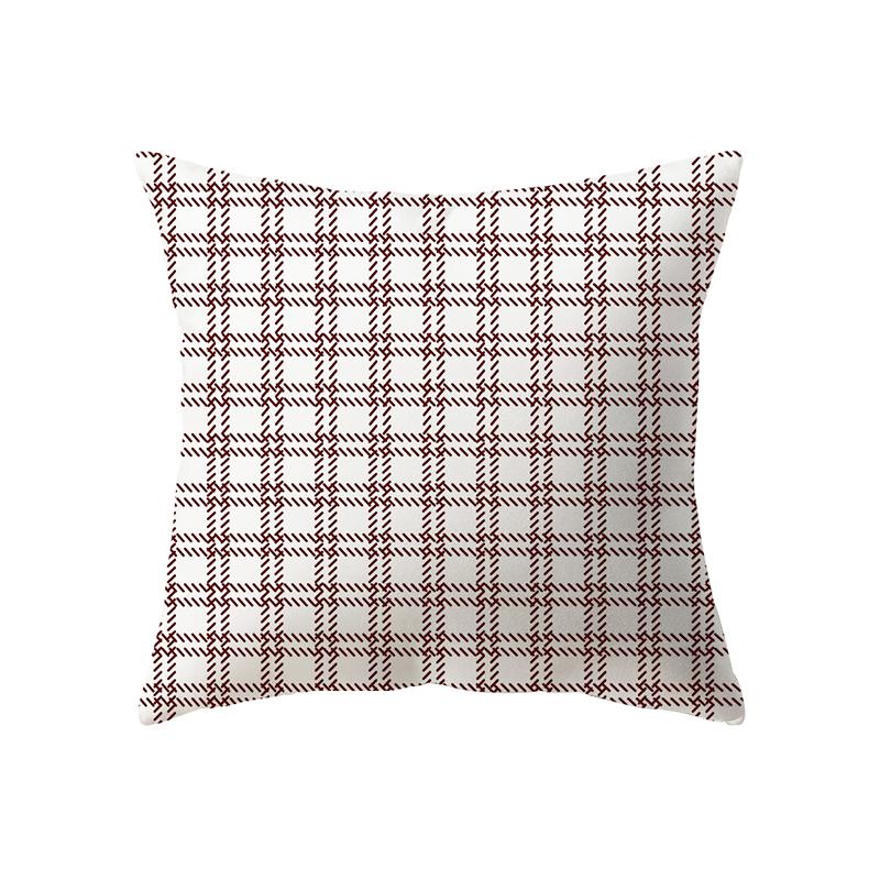 Christmas Theme Snowflake Print Pattern Cushion Cover Home Living Room Sofa Decoration Pillow Pillow Cover