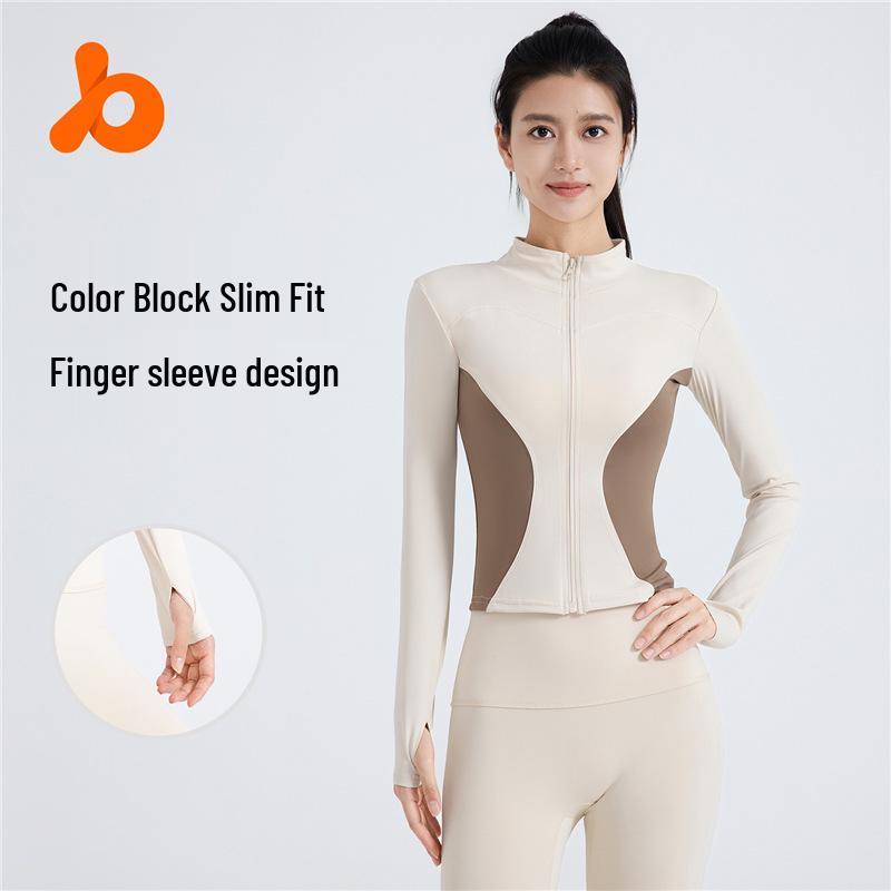 

Juyi Hall Women s Colorblock Sport & Fitness Jacket for Running & Yoga XL