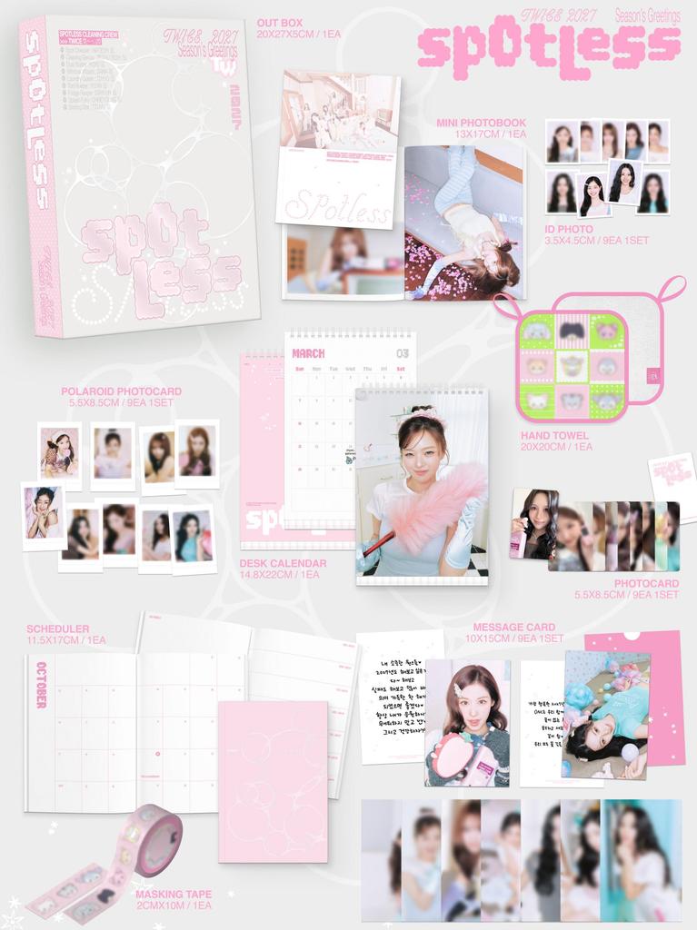 [Pre-order] TWICE 2027 SEASON'S GREETINGS Spotless