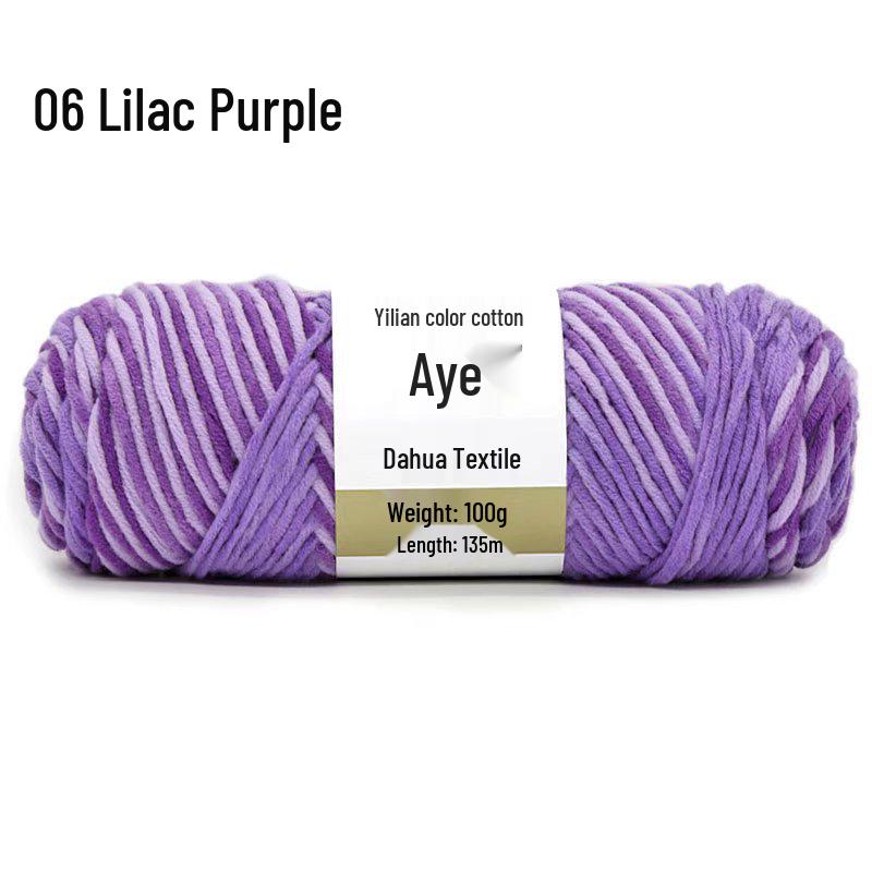Eight-Strand Cotton Milk Yarn for DIY Crochet and Knitting - Medium Thick, Ideal for Handmade Scarves.