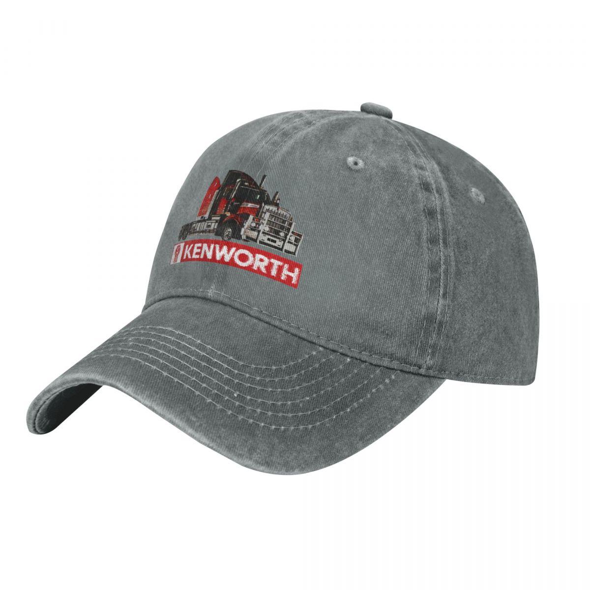 Kenworth Truck Peterbilt Camiseta Fashion Baseball Cap Peaked Mens Hat Womens Sun Hats One Size