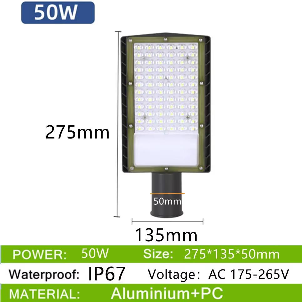 LED AC175-265V High Quality Alumium Outdoor Street Light 6000K Wall Lighting Street Garden Wall Lights IP67 Waterproof 50W 100W 150W