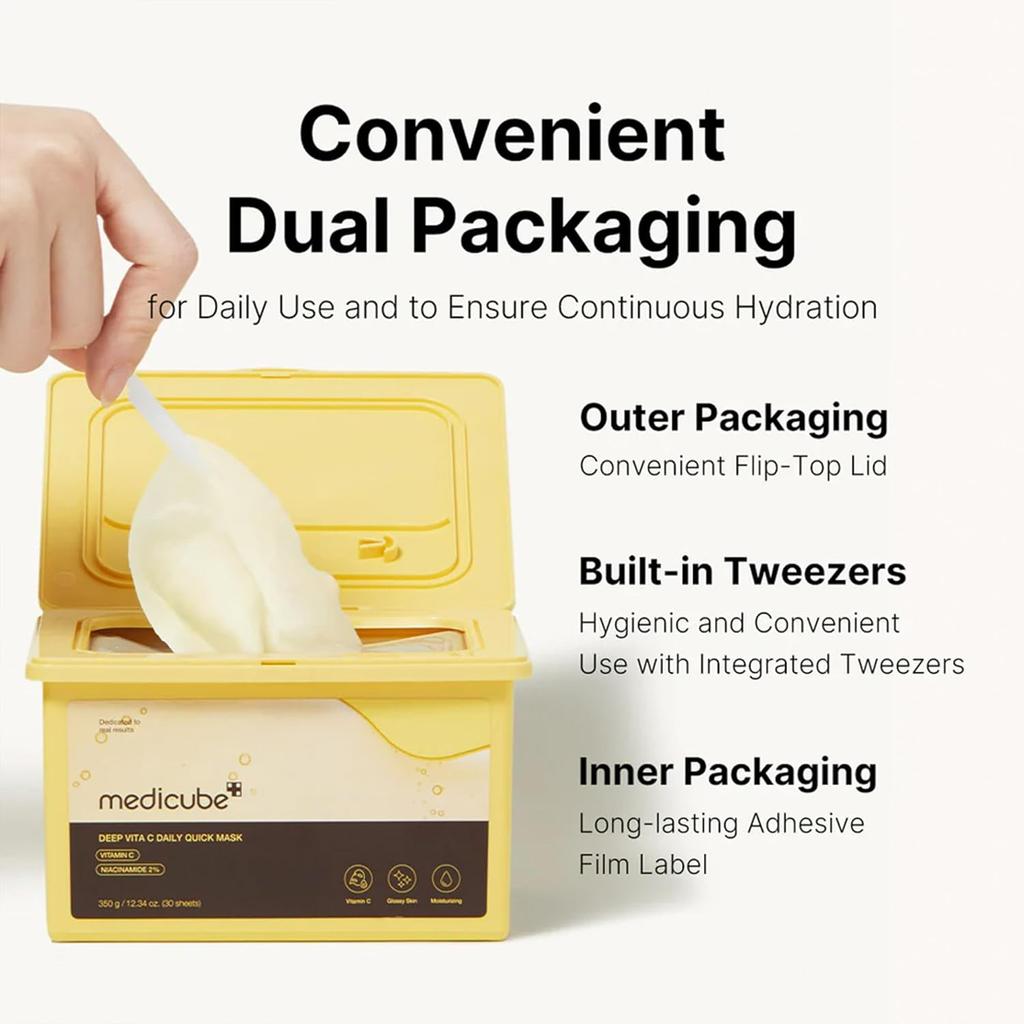 Medicube Deep Vita C Daily Quick Masks 30 Sheets