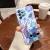 Clear Case For Samsung Galaxy A57 A37 A56 5G A36 Case A55 A54 A35 A26 A07 A17 A16 A06 A34 A15 Soft Shockproof Cover Ohana Stitch