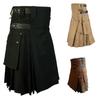 Herren Schottisches Festival Karomuster Faltenrock BK0300 Trendiges Outfit