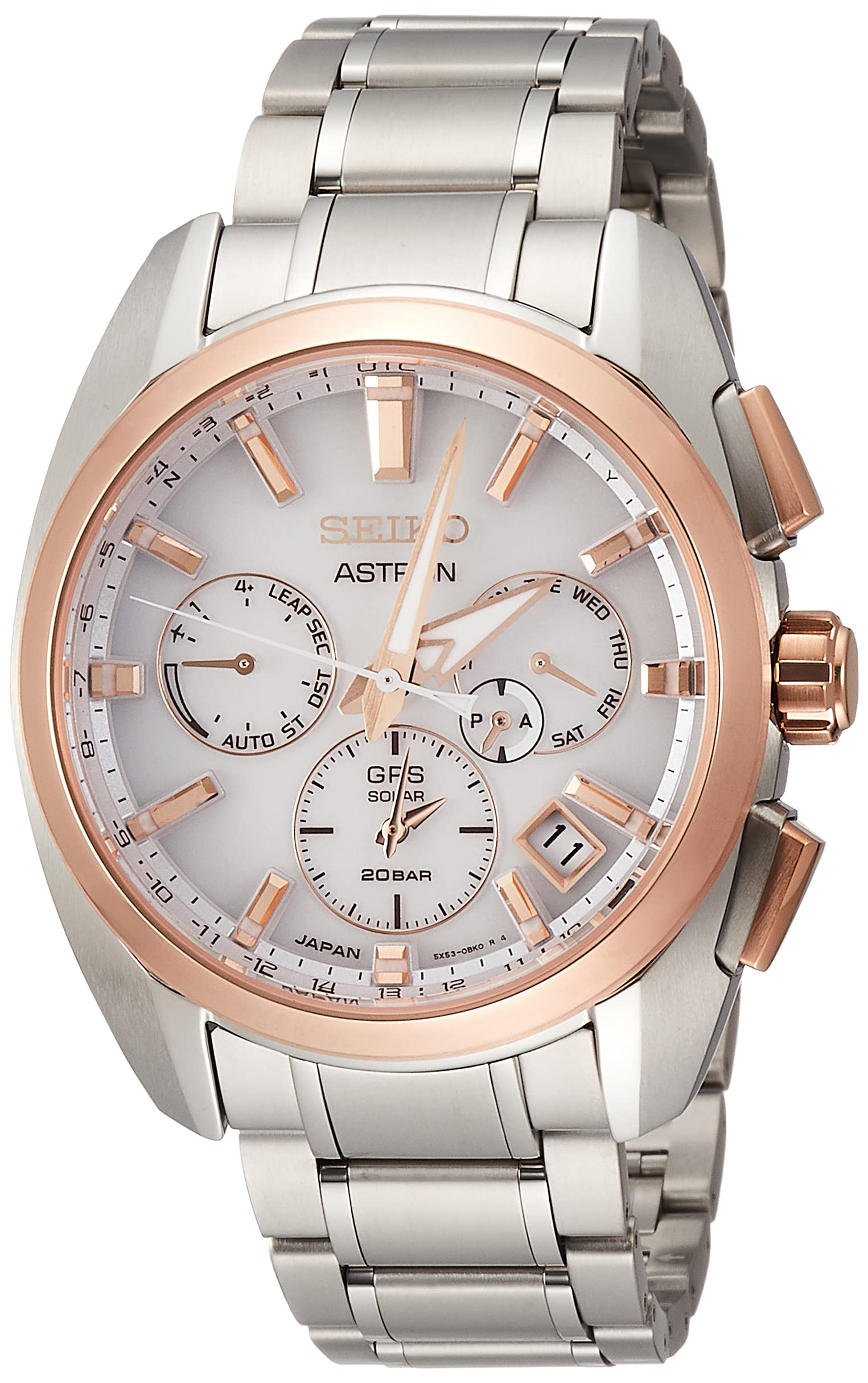 

Seiko Watch Astron Global Line Sport 5X Titanium Regular SBXC104 Men s Silver Watch