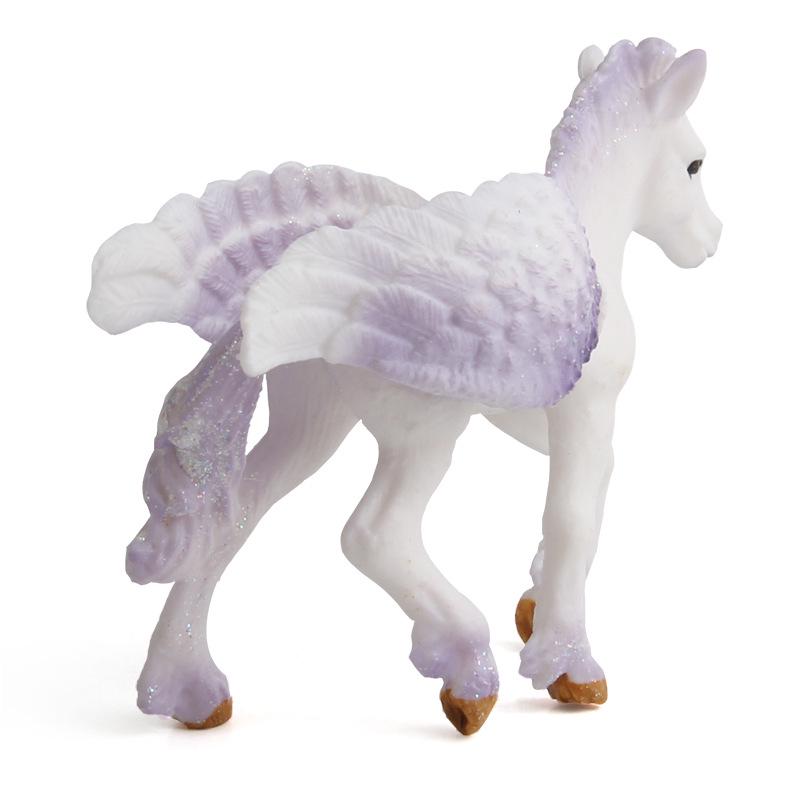 Classic European Mythical Unicorn Simulation Animal Model Toy