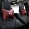 mrjvb7 Leather Car Neck Pillows Auto Interior Seat Rest Headrest Pad For Volvo XC90 V90 V60 XC60 V40 S80 S60 S90 C40 XC40 V70 XC70 C30