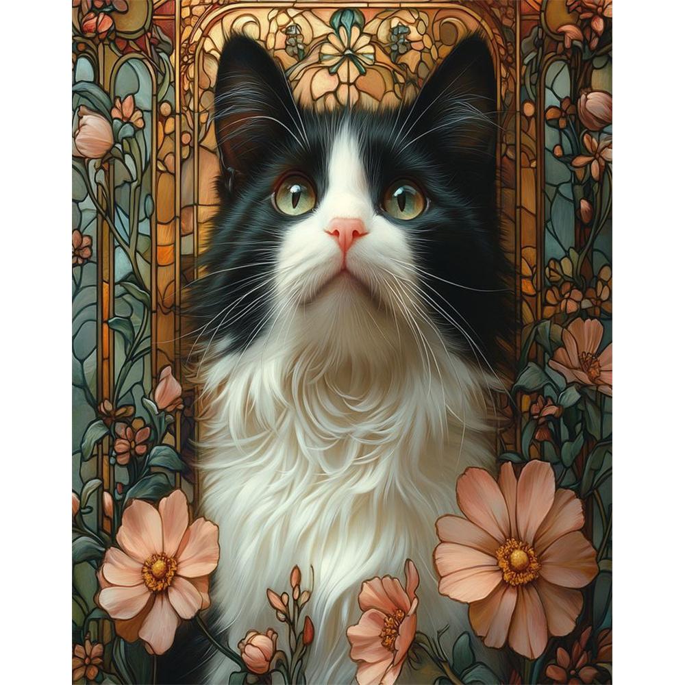 5D Diamond Painting Set Cats Animals Diamond Rhinestones Paintings Diy Crystal Gift Full Square Round Drill Home Decor