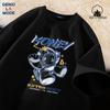 GENIOLAMODE Men's Astronaut Print Cotton T-Shirt