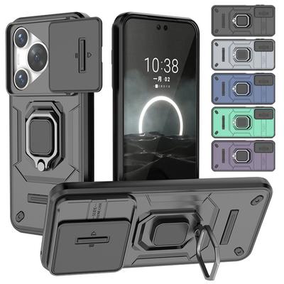Протиударний чохол Armor для Huawei Pura 70 Ultra P70 Pro Захисна кришка Кільце Магнітний тримач Coque Fundas Capa