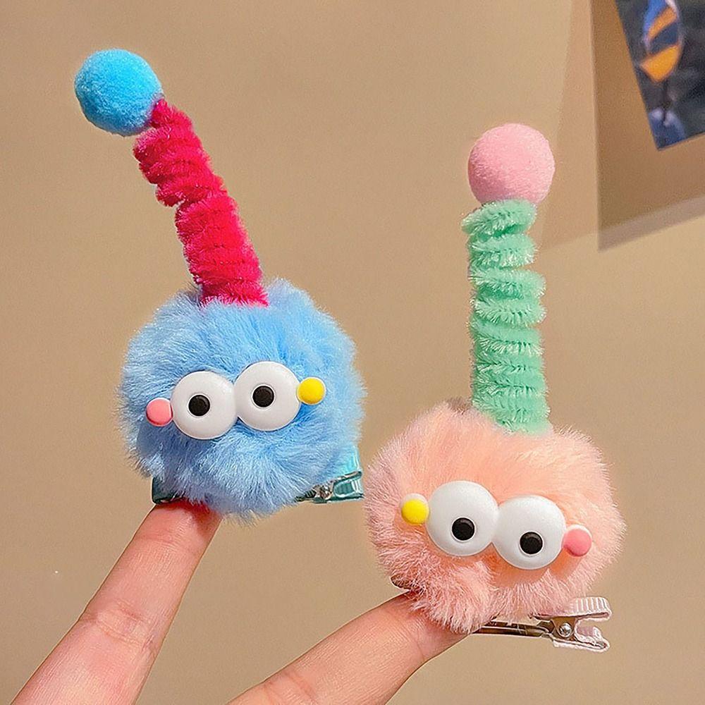 Furry Duckbill Clip Antenna Side Clip Cute Bangs Hairpin  Braided Hair