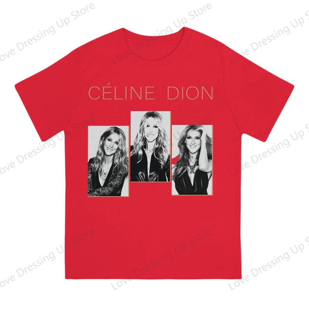 Celine Dion Metal Engraçado Grande Estampado Algodão Unissex Camiseta Manga Curta Camisetas Filme Titanic Tops Hipster